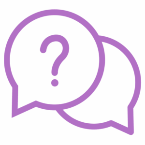 thought bubble purple